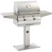 Fire Magic 24 Inch 2-Burner Choice C430s Patio Post Mount Gas Grill w/ Analog Thermometer