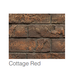 Traditional 30" Brick interior panels - Cottage Red