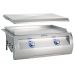 Fire Magic 30 Inch E660i 2-Burner Echelon Diamond Built-In Gas Griddle w/ Stainless Steel Cover