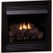 Empire 26 Inch Vail Vent Free Gas Fireplace with Contour Burner - Millivolt Control with On/Off Switch