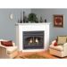 Empire 32 Inch Vail Vent-Free Premium Fireplace with Slope Glaze Burner - Millivolt Control