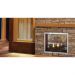 Fortress indoor/outdoor gas fireplace with IntelliFire Touch ignition system, see-through