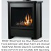 Kingsman Solid Panel Stove Side Doors for FDV451 Series Stoves - Black