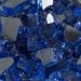 Firegear Cobalt Blue Reflective (Blue) Fireglass 1/2" to 3/4" in Size, sold in 10 lb. Jug