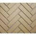 Majestic Molded Herringbone Brick Panels for Castlewood Fireplace