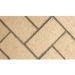 Superior 50" Mosaic Masonry Brick Liner - Ivory Herringbone Full Stack - F0356