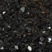 Crushed Glass, Black Polished, approx. 1 sq. ft.