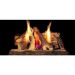 18" Campfire fiber gas log set with Stainless Steel Burner and hearth kit - 60,000 Btu/Hour Input (LP).