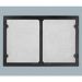 Grand Vista cabinet style mesh doors - Black