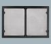 Grand Vista cabinet style mesh doors - Black