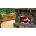 Majestic 36 Inch Montana Outdoor Stainless Steel Wood Fireplace