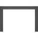 Napoleon Small 3 Sided Faceplate For Oakville 3 Series - Gun Metal (for use with 3 sided backerplate)