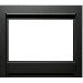 Kingsman  ZCV36S1BL  Kingsman Black Surround Hearth Mount for ZCV3622 Series Fireplaces - Black 