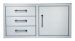 Single Door with Triple Drawer, 42-in. W x 22-in. H 