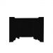 Napoleon Mirro-Flame Porcelain Reflective Radiant Panels, Gloss Black