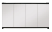 Dimplex Glass Bi-fold Look Door - For BF33DXP