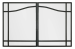 Dimplex 33" Glass Swing Door Kit - For BF33DXP