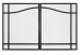 Dimplex  39" Glass Swing Door Kit - For  BF39STP and BF39DXP Fireboxes