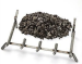 Majestic Stainless Steel Grate With Lava Rock for Courtyard Series Gas Fireplaces