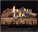 Majestic Mezmer Split 24" Log Set for Lumonessen Outdoor Gas Burner