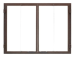 Majestic Bronze Outdoor Glass Bi-Fold Door for Castlewood 42" Wood Burning Fireplace