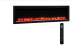 SimpliFire Allusion Platinum 60" Linear Electric Recessed Fireplace