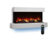 SimpliFire Format 36" Linear Electric Wall Mount Fireplace (Requires Floating Mantel Kit to complete)