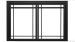 SimpliFire 30" Mission Door Front - Operable