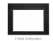 SimpliFire 35" 4-Sided Small Surround with Removable Bottom Piece