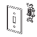 Superior On/Off Wall Switch Kit for Millivolt Systems - White - For DRT2033 2035 DRT2040 Model Accessory