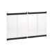 36" Standard Bi-Fold Glass Door, Black accessory