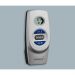 Hand-held thermostat, LCD screen, battery receiver and wall cover plate.