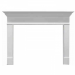 Wescott Primed MDF Flush Wood Mantel