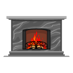 log gas fireplace